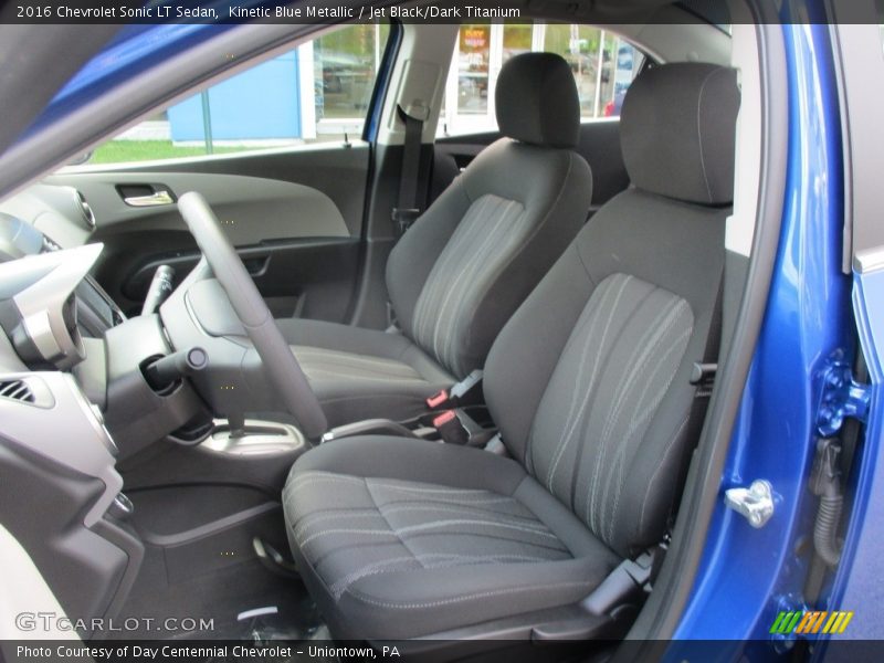 Kinetic Blue Metallic / Jet Black/Dark Titanium 2016 Chevrolet Sonic LT Sedan