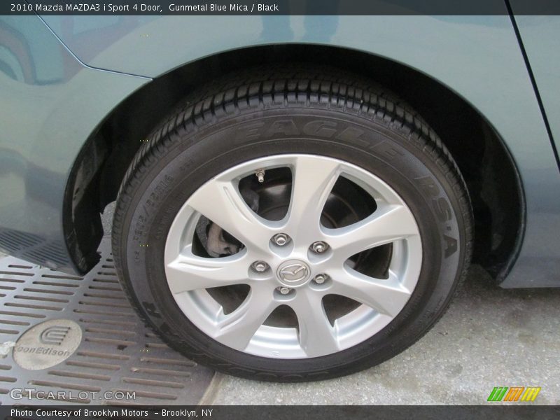Gunmetal Blue Mica / Black 2010 Mazda MAZDA3 i Sport 4 Door