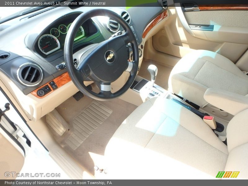Summit White / Neutral 2011 Chevrolet Aveo Aveo5 LT