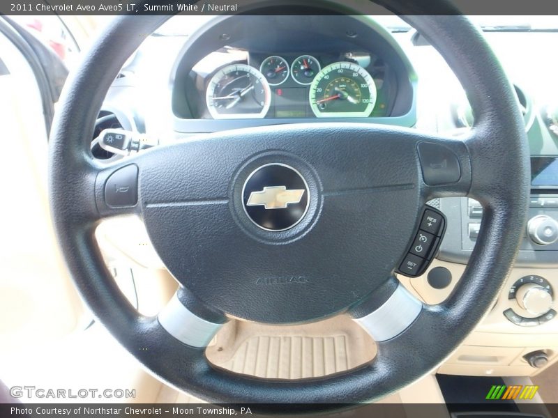 Summit White / Neutral 2011 Chevrolet Aveo Aveo5 LT