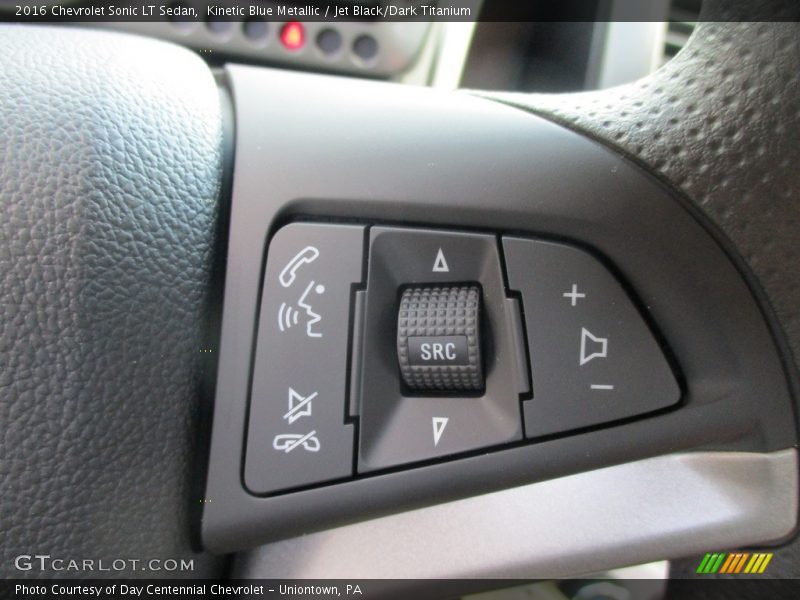 Kinetic Blue Metallic / Jet Black/Dark Titanium 2016 Chevrolet Sonic LT Sedan