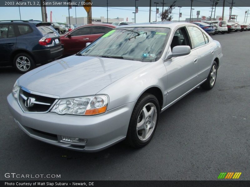 Satin Silver Metallic / Ebony 2003 Acura TL 3.2