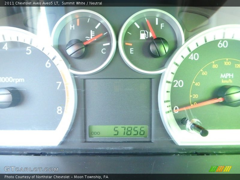 Summit White / Neutral 2011 Chevrolet Aveo Aveo5 LT