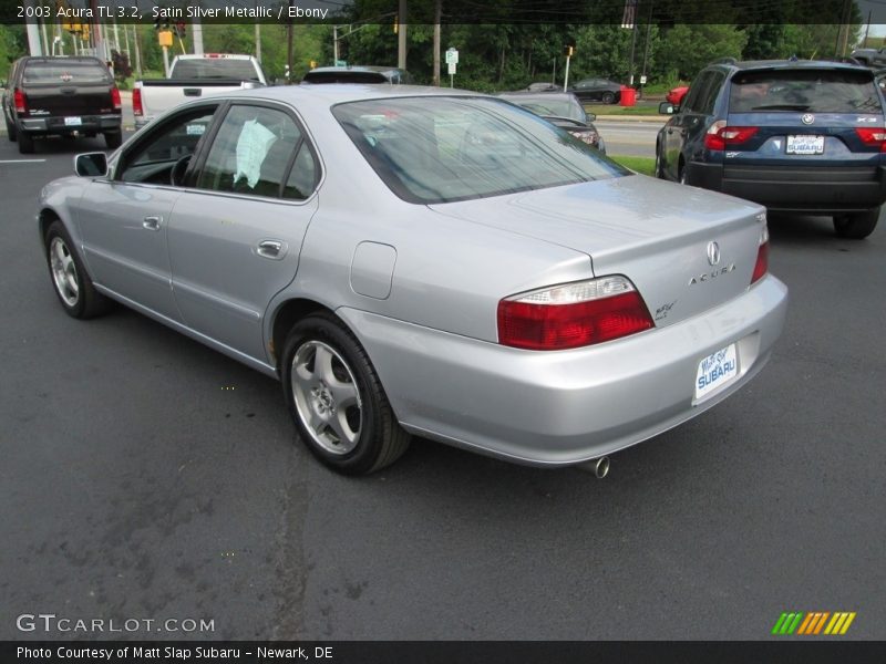 Satin Silver Metallic / Ebony 2003 Acura TL 3.2