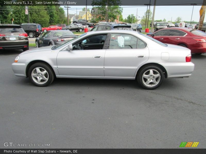 Satin Silver Metallic / Ebony 2003 Acura TL 3.2