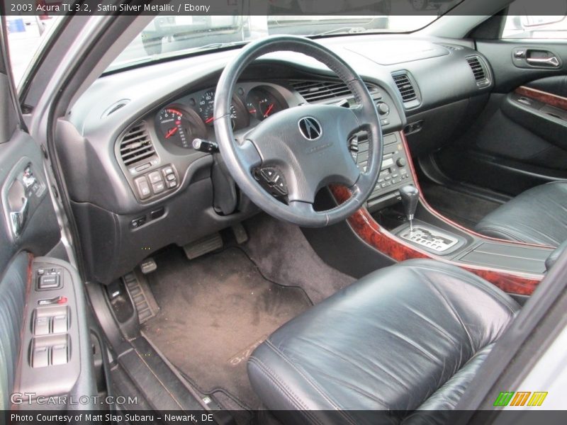 Satin Silver Metallic / Ebony 2003 Acura TL 3.2
