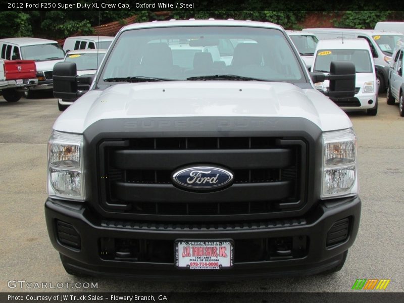 Oxford White / Steel 2012 Ford F250 Super Duty XL Crew Cab