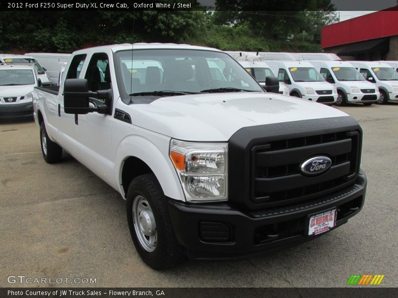 Oxford White / Steel 2012 Ford F250 Super Duty XL Crew Cab