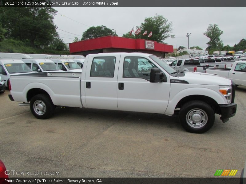 Oxford White / Steel 2012 Ford F250 Super Duty XL Crew Cab