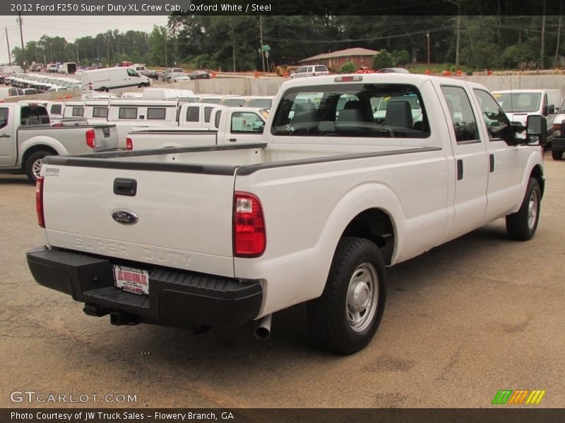 Oxford White / Steel 2012 Ford F250 Super Duty XL Crew Cab