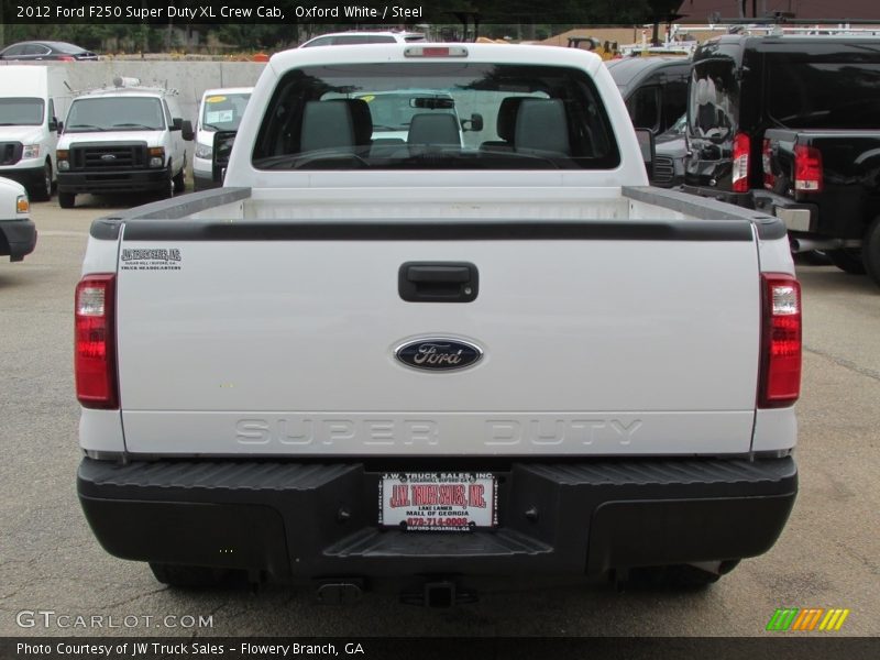 Oxford White / Steel 2012 Ford F250 Super Duty XL Crew Cab