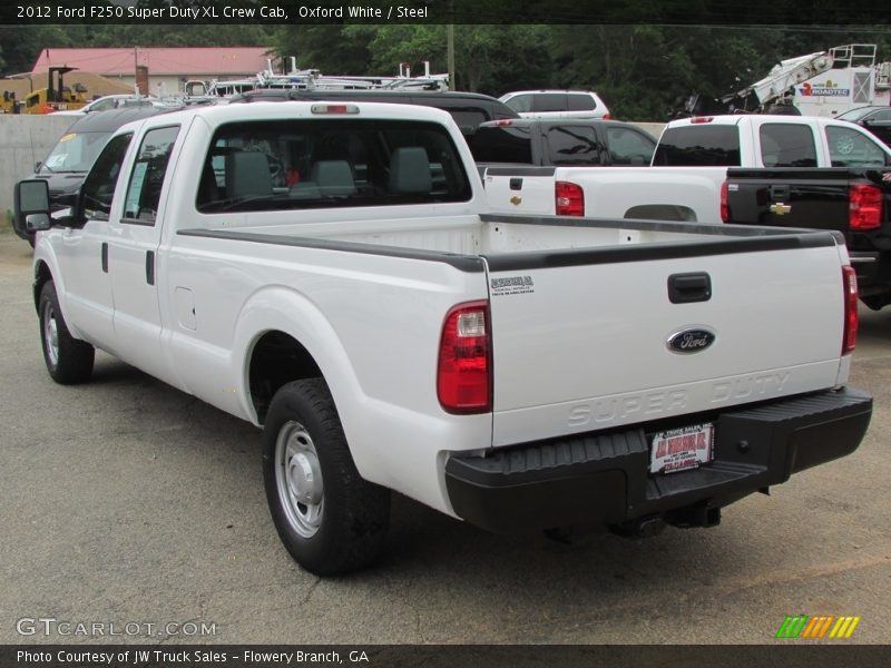 Oxford White / Steel 2012 Ford F250 Super Duty XL Crew Cab