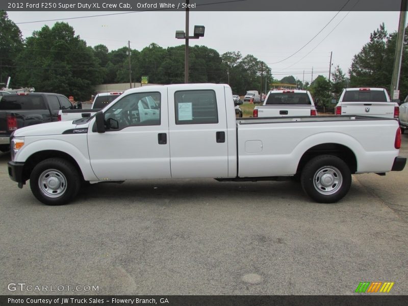 Oxford White / Steel 2012 Ford F250 Super Duty XL Crew Cab