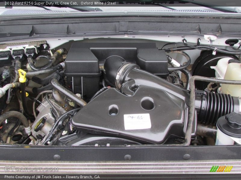Oxford White / Steel 2012 Ford F250 Super Duty XL Crew Cab