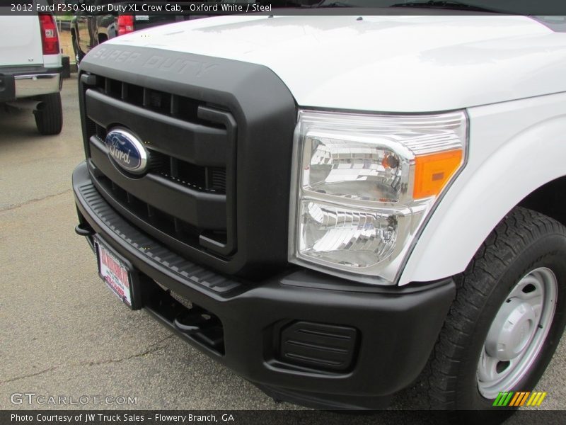 Oxford White / Steel 2012 Ford F250 Super Duty XL Crew Cab