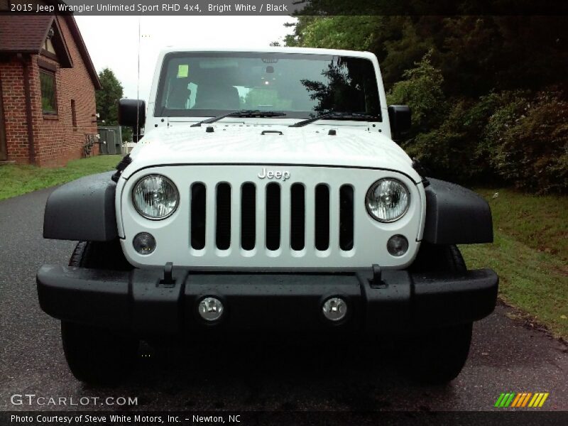 Bright White / Black 2015 Jeep Wrangler Unlimited Sport RHD 4x4