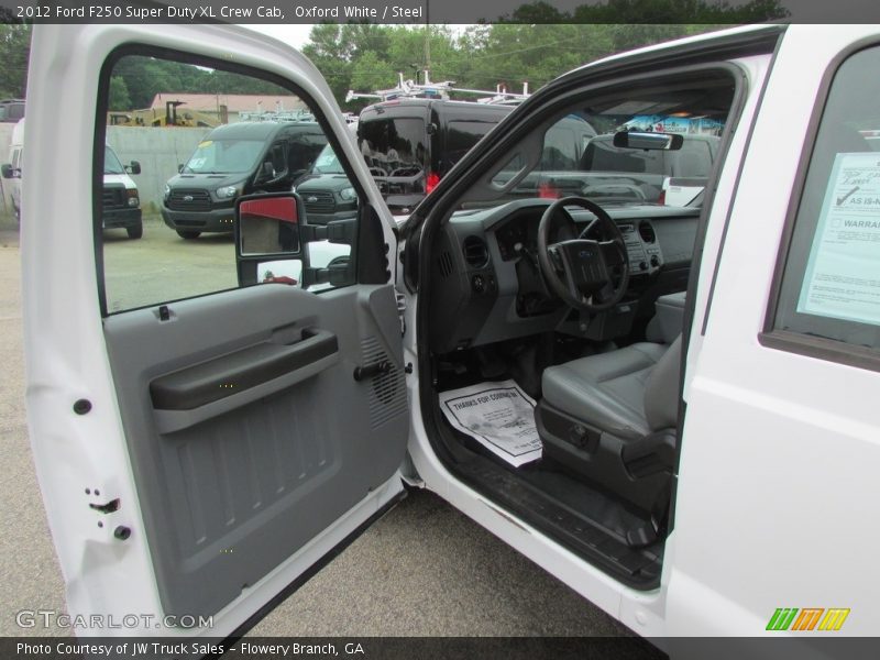 Oxford White / Steel 2012 Ford F250 Super Duty XL Crew Cab
