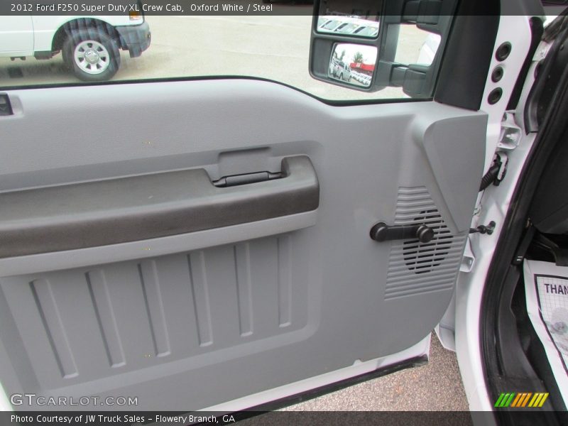 Oxford White / Steel 2012 Ford F250 Super Duty XL Crew Cab