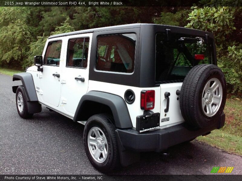 Bright White / Black 2015 Jeep Wrangler Unlimited Sport RHD 4x4