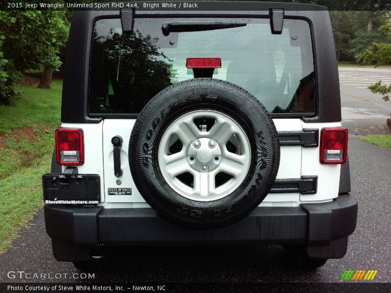 Bright White / Black 2015 Jeep Wrangler Unlimited Sport RHD 4x4