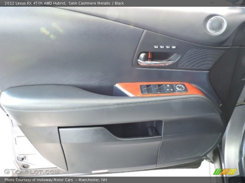 Satin Cashmere Metallic / Black 2012 Lexus RX 450h AWD Hybrid
