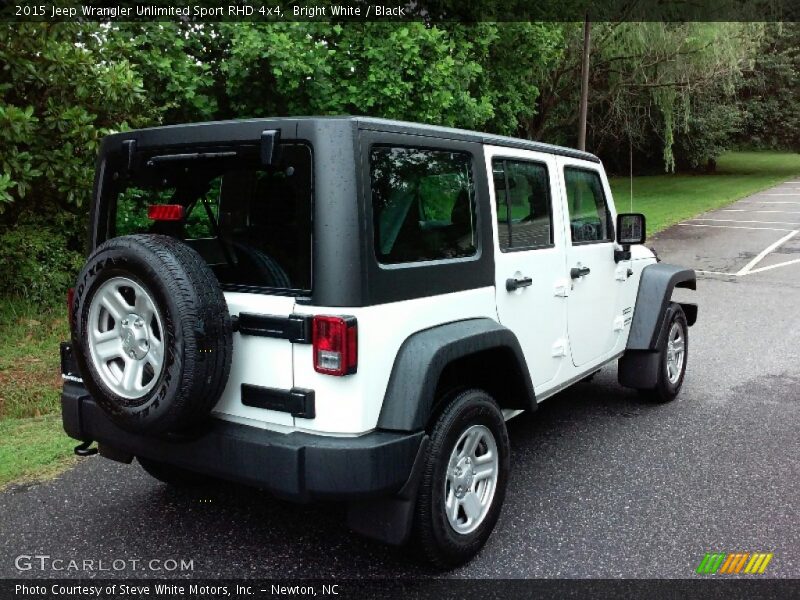 Bright White / Black 2015 Jeep Wrangler Unlimited Sport RHD 4x4