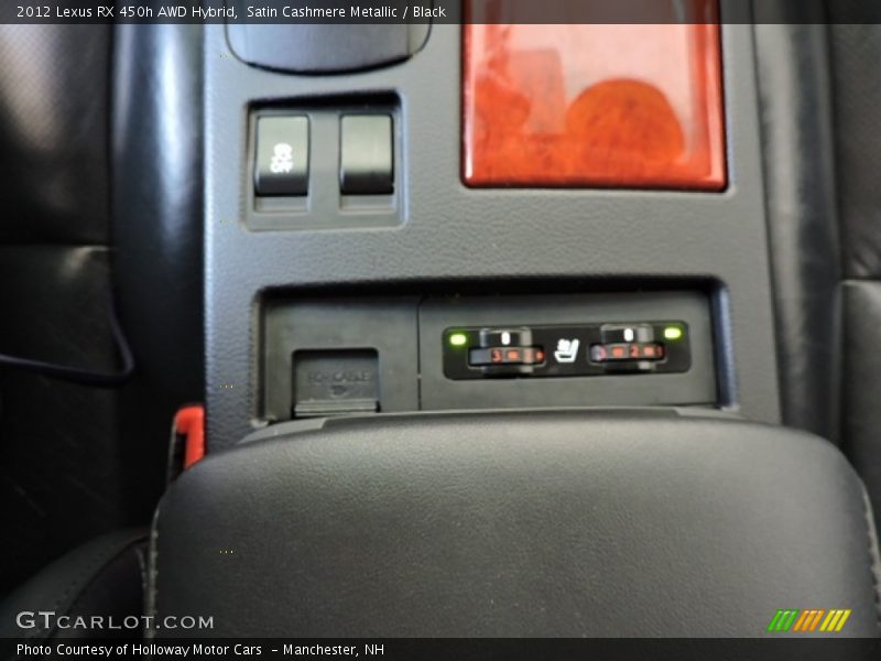 Satin Cashmere Metallic / Black 2012 Lexus RX 450h AWD Hybrid