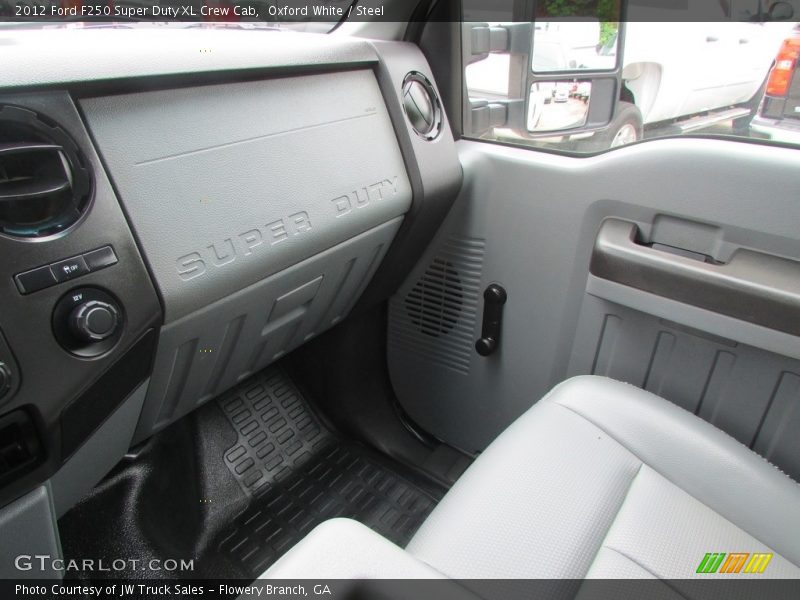 Oxford White / Steel 2012 Ford F250 Super Duty XL Crew Cab
