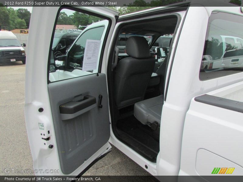 Oxford White / Steel 2012 Ford F250 Super Duty XL Crew Cab
