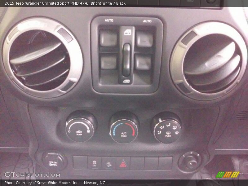 Bright White / Black 2015 Jeep Wrangler Unlimited Sport RHD 4x4