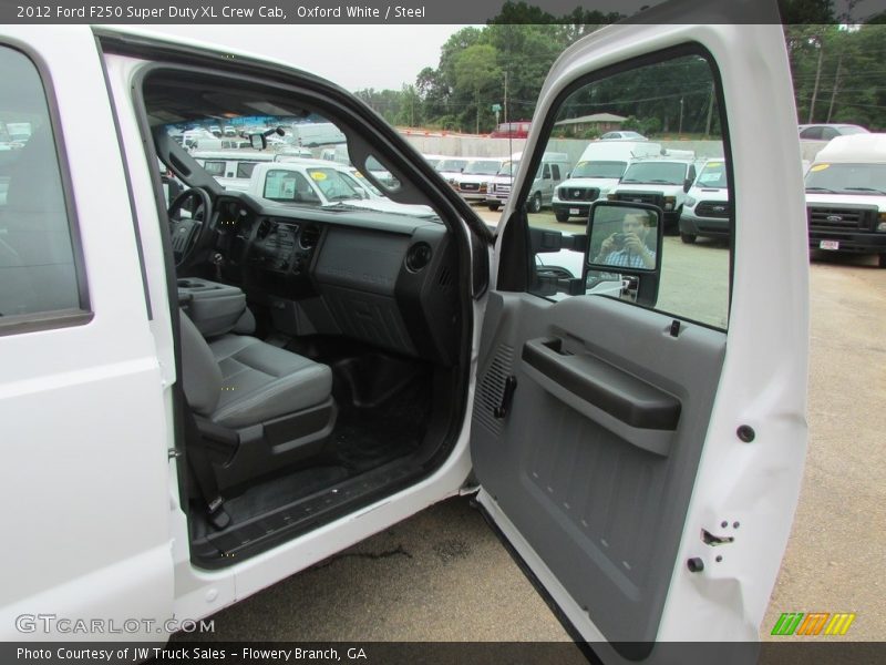 Oxford White / Steel 2012 Ford F250 Super Duty XL Crew Cab