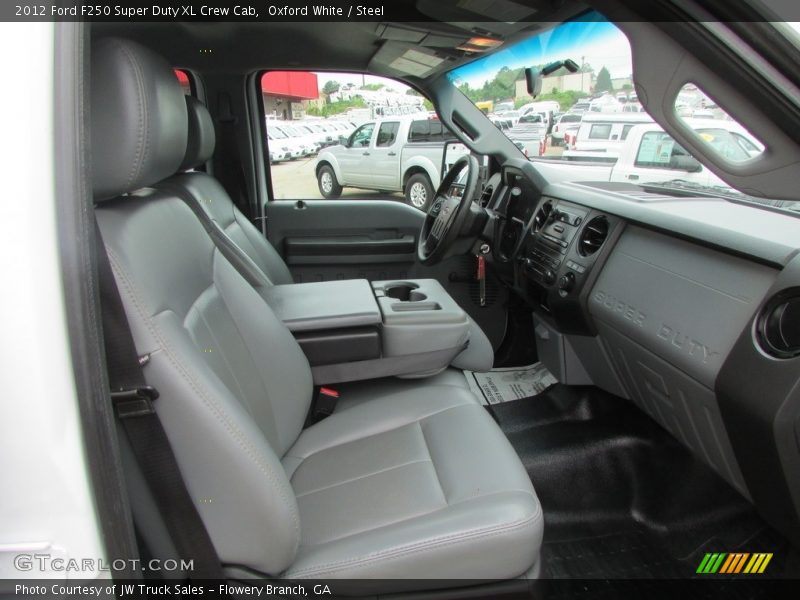 Oxford White / Steel 2012 Ford F250 Super Duty XL Crew Cab
