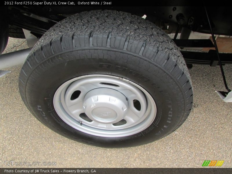 Oxford White / Steel 2012 Ford F250 Super Duty XL Crew Cab