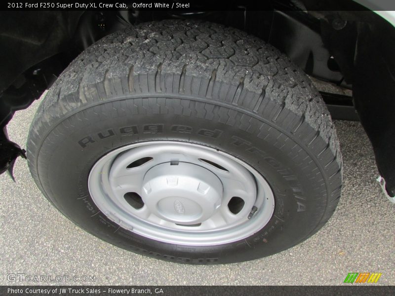 Oxford White / Steel 2012 Ford F250 Super Duty XL Crew Cab