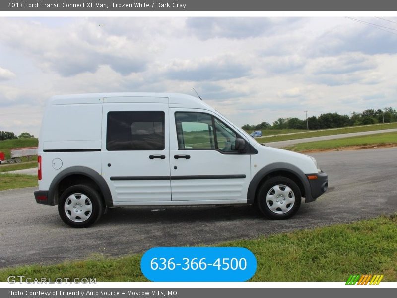 Frozen White / Dark Gray 2013 Ford Transit Connect XL Van