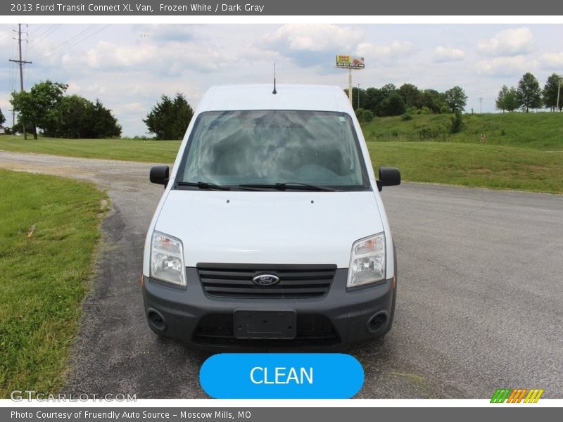 Frozen White / Dark Gray 2013 Ford Transit Connect XL Van