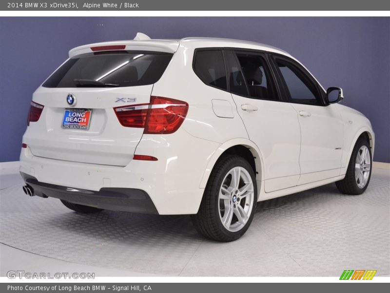 Alpine White / Black 2014 BMW X3 xDrive35i
