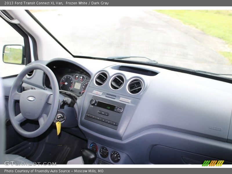Frozen White / Dark Gray 2013 Ford Transit Connect XL Van