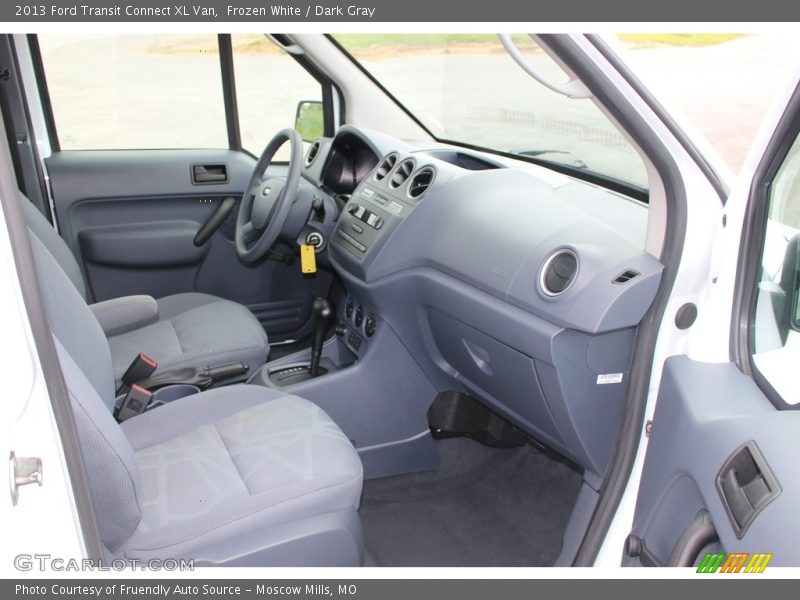 Frozen White / Dark Gray 2013 Ford Transit Connect XL Van