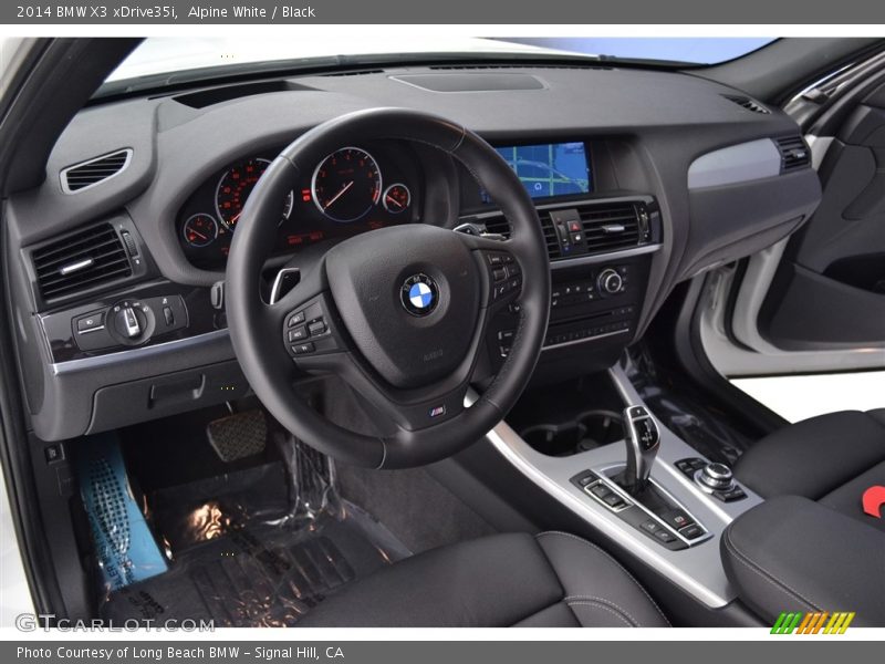 Alpine White / Black 2014 BMW X3 xDrive35i