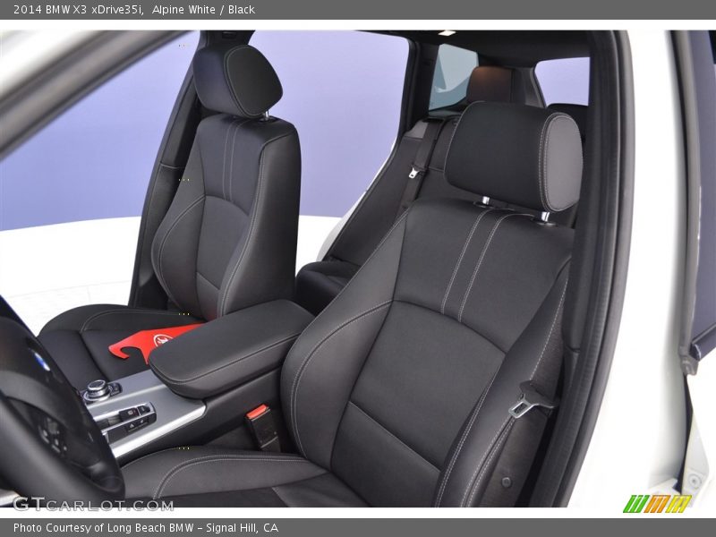 Alpine White / Black 2014 BMW X3 xDrive35i