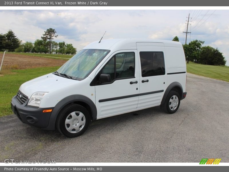 Frozen White / Dark Gray 2013 Ford Transit Connect XL Van