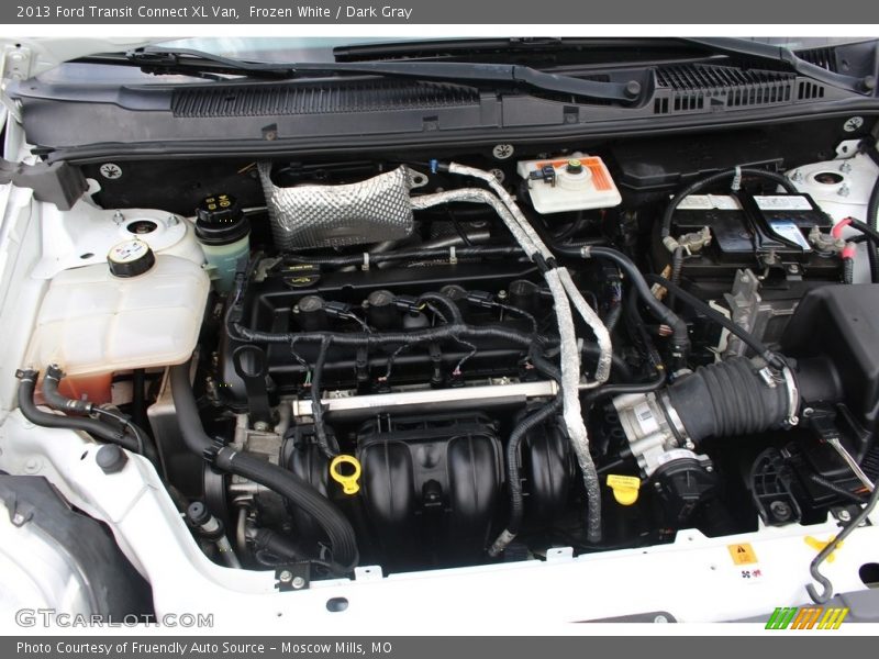 Frozen White / Dark Gray 2013 Ford Transit Connect XL Van