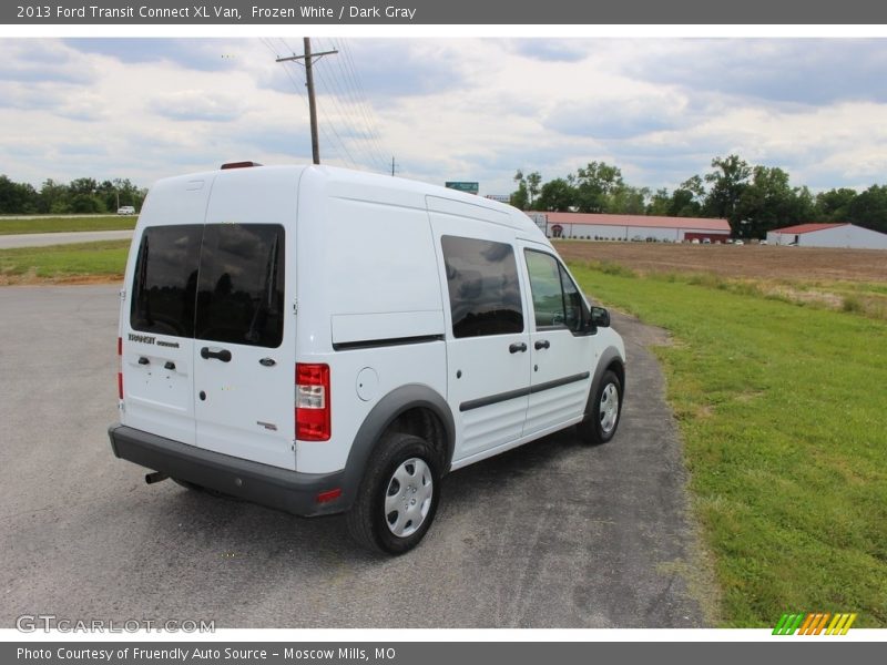 Frozen White / Dark Gray 2013 Ford Transit Connect XL Van