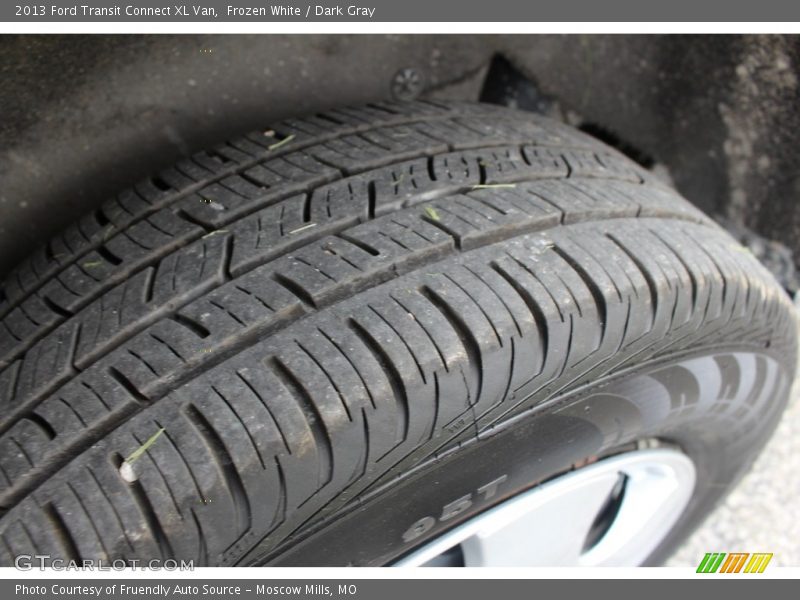 Frozen White / Dark Gray 2013 Ford Transit Connect XL Van