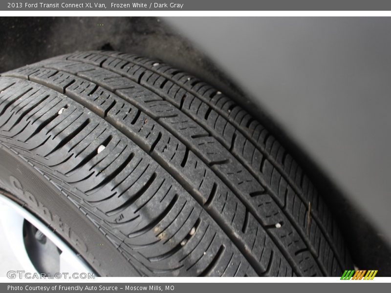 Frozen White / Dark Gray 2013 Ford Transit Connect XL Van