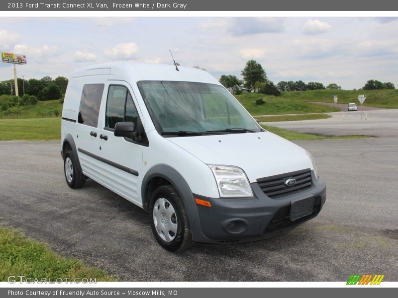 Frozen White / Dark Gray 2013 Ford Transit Connect XL Van