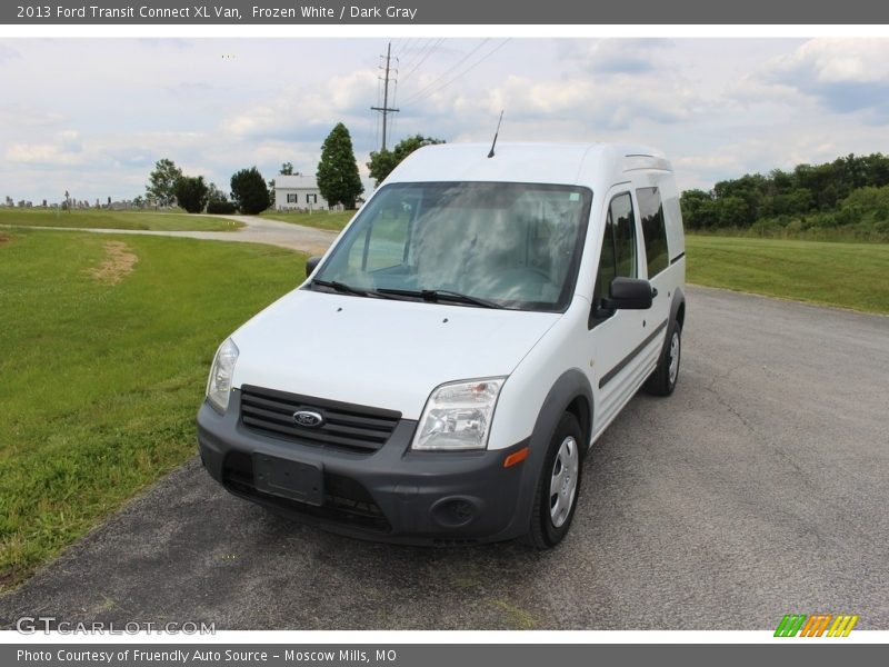 Frozen White / Dark Gray 2013 Ford Transit Connect XL Van