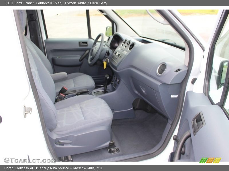 Frozen White / Dark Gray 2013 Ford Transit Connect XL Van