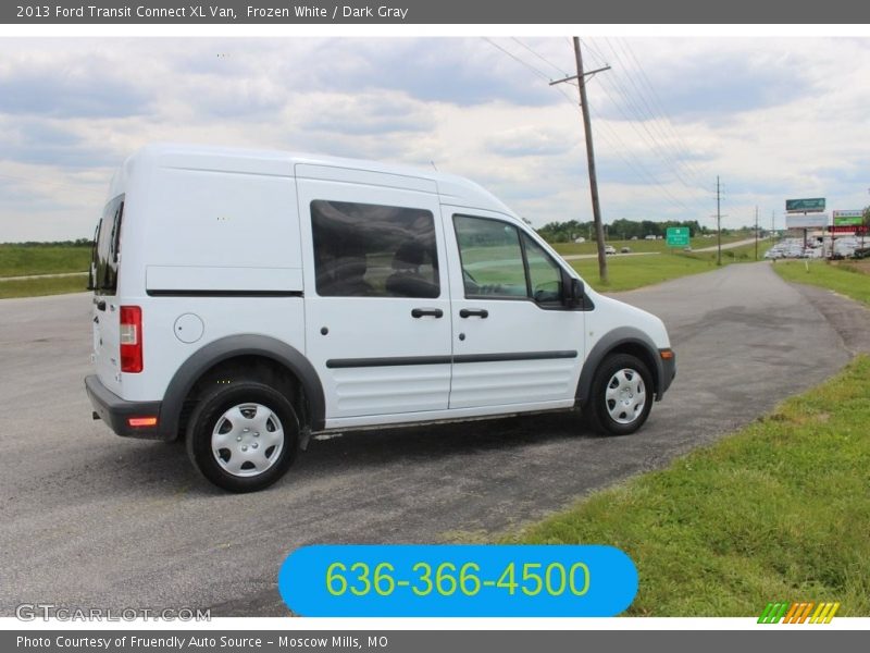 Frozen White / Dark Gray 2013 Ford Transit Connect XL Van